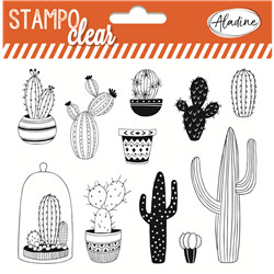 Stampo clear cactus