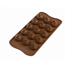 Moule chocolat 3d silicone « flame »
