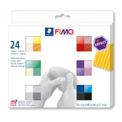 Pack fimo effect 24 couleurs