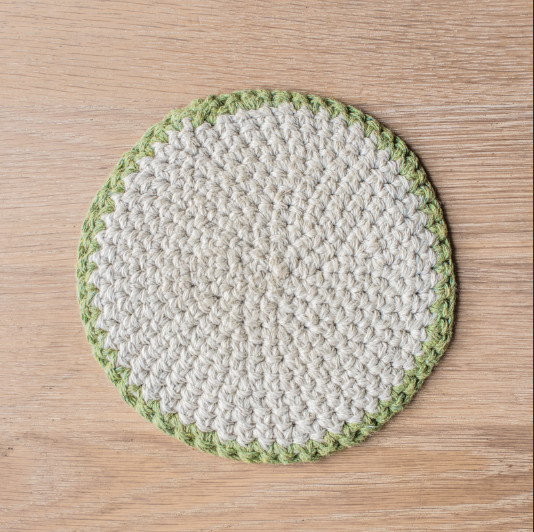Creacornercreacorner Crocheter Du Jean Recycle Manique Ronde