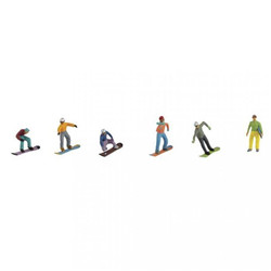 -miniatures snowboardeurs