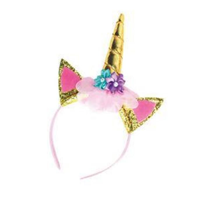 Serre Tête de Licorne Avec Queue Multicolore Serre Tête de Licorne Avec Queue Multicolore