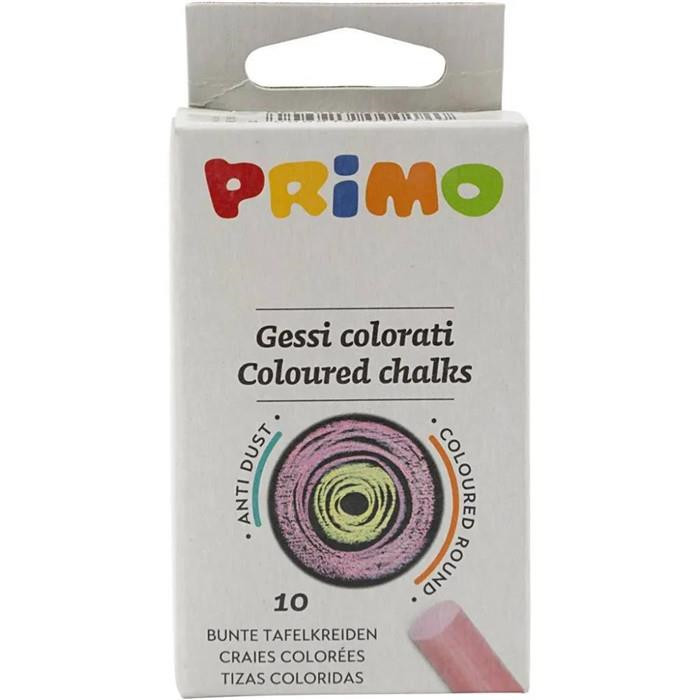 Carioca Lot de 10 craies standards Sans poussière Couleurs vives Carioca Lot de 10 craies standards Sans poussière Couleurs vives