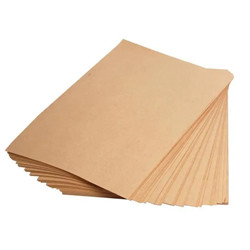 10 feuilles papier épais kraft a4
