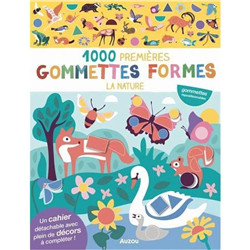 1000 gommettes formes - nature