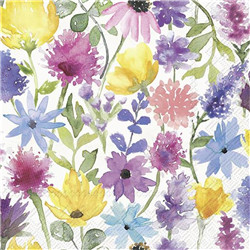 20 Serviettes summer floral
