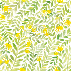 20 serviettes Yellow blossoms