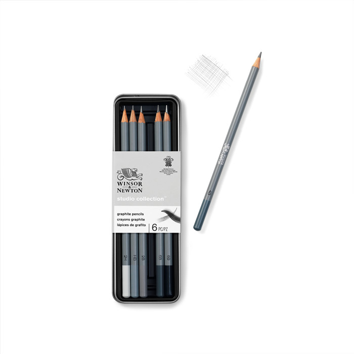 Graphite Crayon Set Creacorner | 12 crayons graphite studio w&n