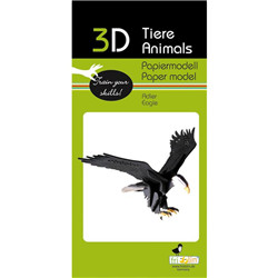Animal 3D en papier - aigle