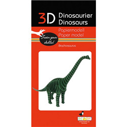 Animal 3D en papier - brachiosaure