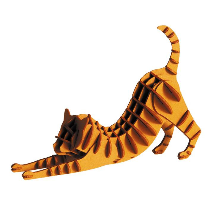 Creacorner Animal 3d En Papier Chat Roux Creacorner Animal 3d En Papier Chat Roux