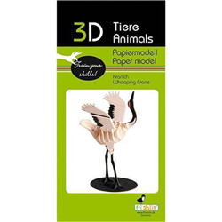Animal 3D en papier - grue