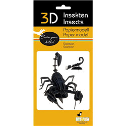 Animal 3D en papier - scorpion