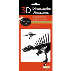 Animal 3D en papier - spinosaure