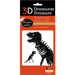 Animal 3D en papier - tyrannosaure
