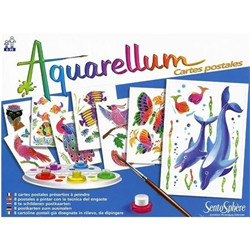 Aquarellum cartes postales - animaux
