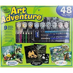 Art adventure 9 projets kit vert