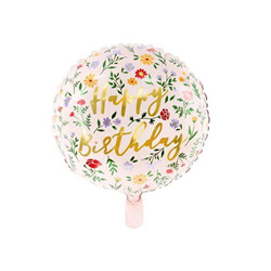 Ballon Mylar « Happy Birthday » 45cm