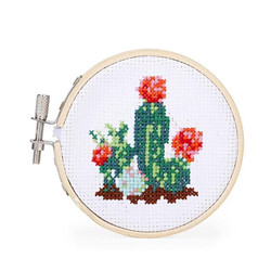Broderie cactus