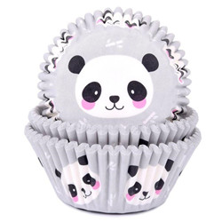 Caissettes à cupcake "panda" 50pc
