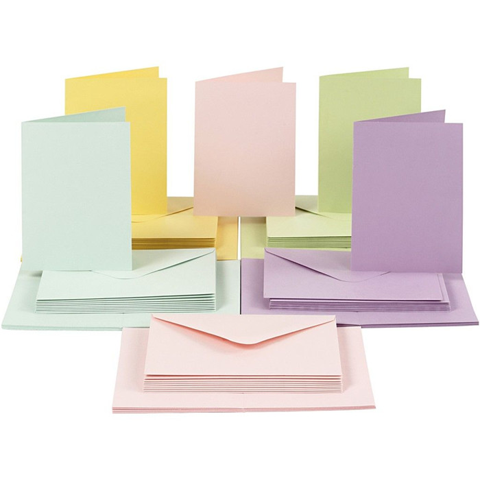 Creacorner  Cartes et enveloppes multicolores
