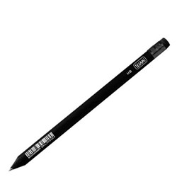 Crayon avec gomme – Noir