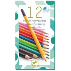 Crayons de couleur aquarellables