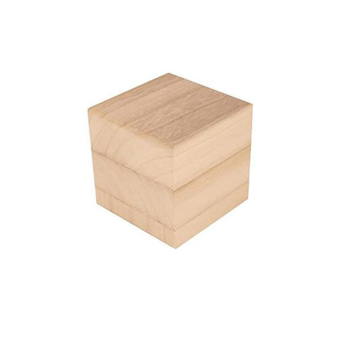 Creacorner  Cube en bois 10 x 10 cm