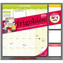 Frigobloc mensuel 2024 calendrier