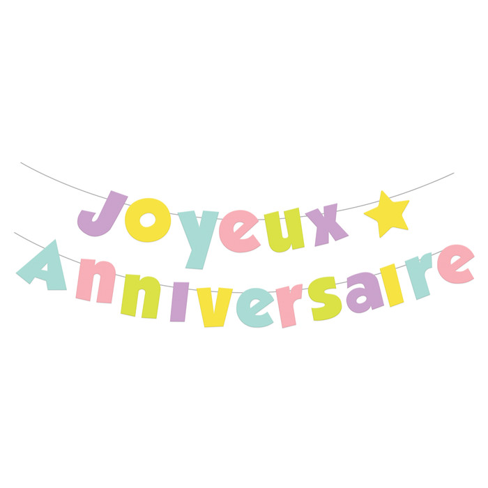 Creacorner Guirlande Joyeux Anniversaire Creacorner Guirlande Joyeux Anniversaire