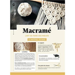 Macramé, l’art de faire des nœuds