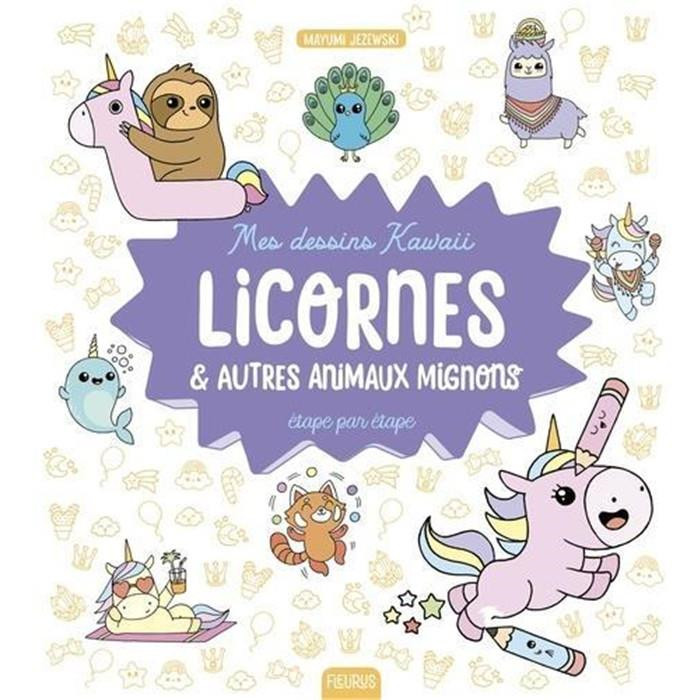 Creacorner Mes Dessins Kawaii Licornes Creacorner Mes Dessins Kawaii Licornes