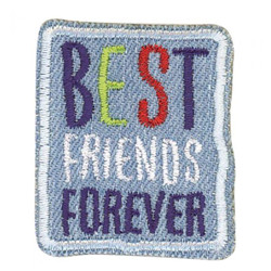 Motif thermocollant best friends forev
