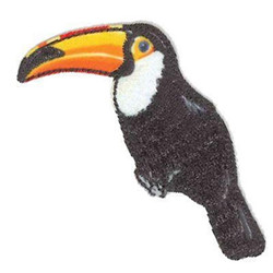 Motif thermocollant toucan