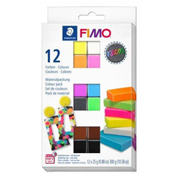 Pack fimo 12 couleurs
