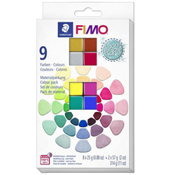 Pack fimo perles 9 couleurs