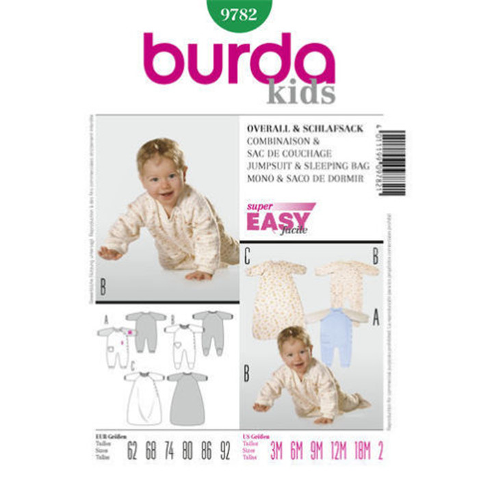 Creacorner Patron Burda Gigoteuse Pyjama Bebe Creacorner Patron Burda Gigoteuse Pyjama Bebe