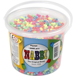 Hama - Perles - 8571 - Taille Maxi - Pot Petit modèle 600 perles pastel mix Hama - Perles - 8571 - Taille Maxi - Pot Petit modèle 600 perles pastel mix