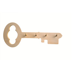 Porte-clés en forme de clé 20x 8,5 cm