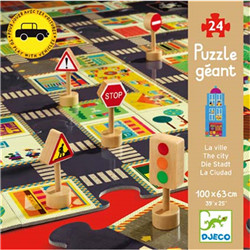Puzzle géant -  la ville 24 pièces