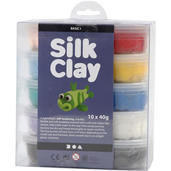 Set de 10 silk clay
