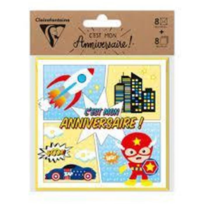 Creacorner Set Invitation Anniversaire Super Heros Creacorner Set Invitation Anniversaire Super Heros