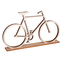 Silhouette en bois « vélo » 20cm