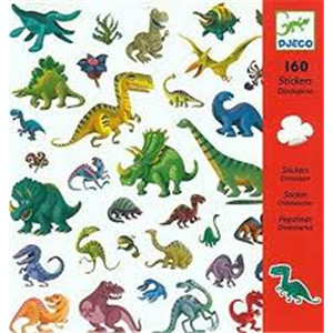 Livre de dinosaure autocollant stickers - Gommettes - Creavea