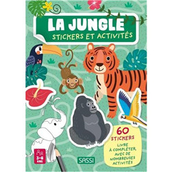 Stickers et activités – la jungle