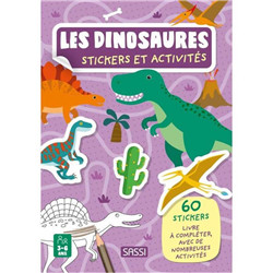 Stickers et activités – les dinosaures
