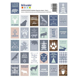 Stickers timbres woodland