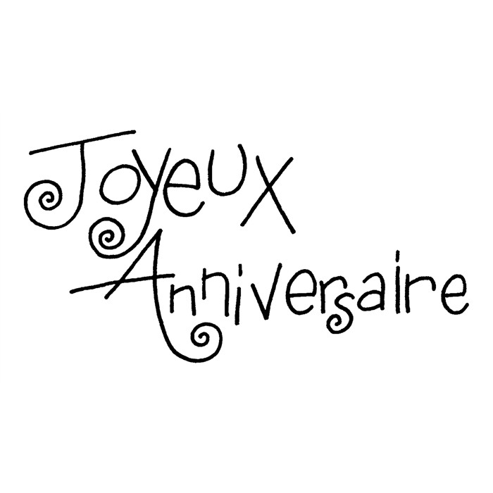 Creacorner Tampon Joyeux Anniversaire Creacorner Tampon Joyeux Anniversaire